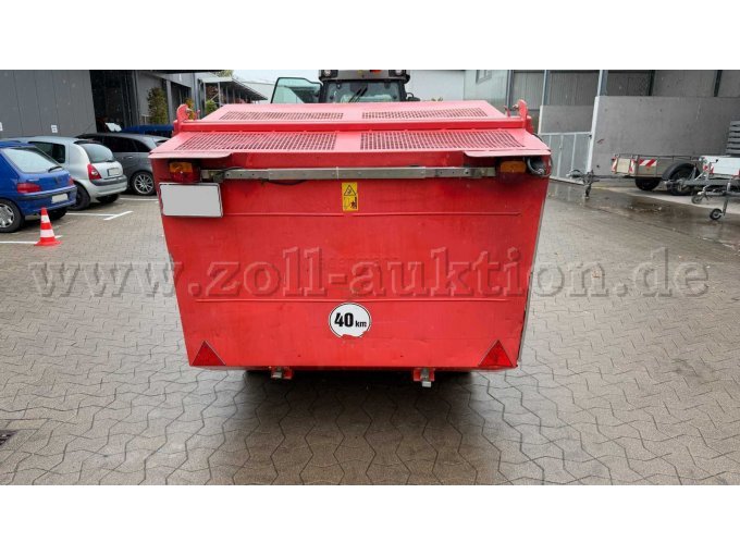 Rasenkehrmaschine Rückseite