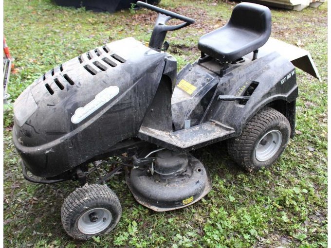 Ansicht Rasentraktor