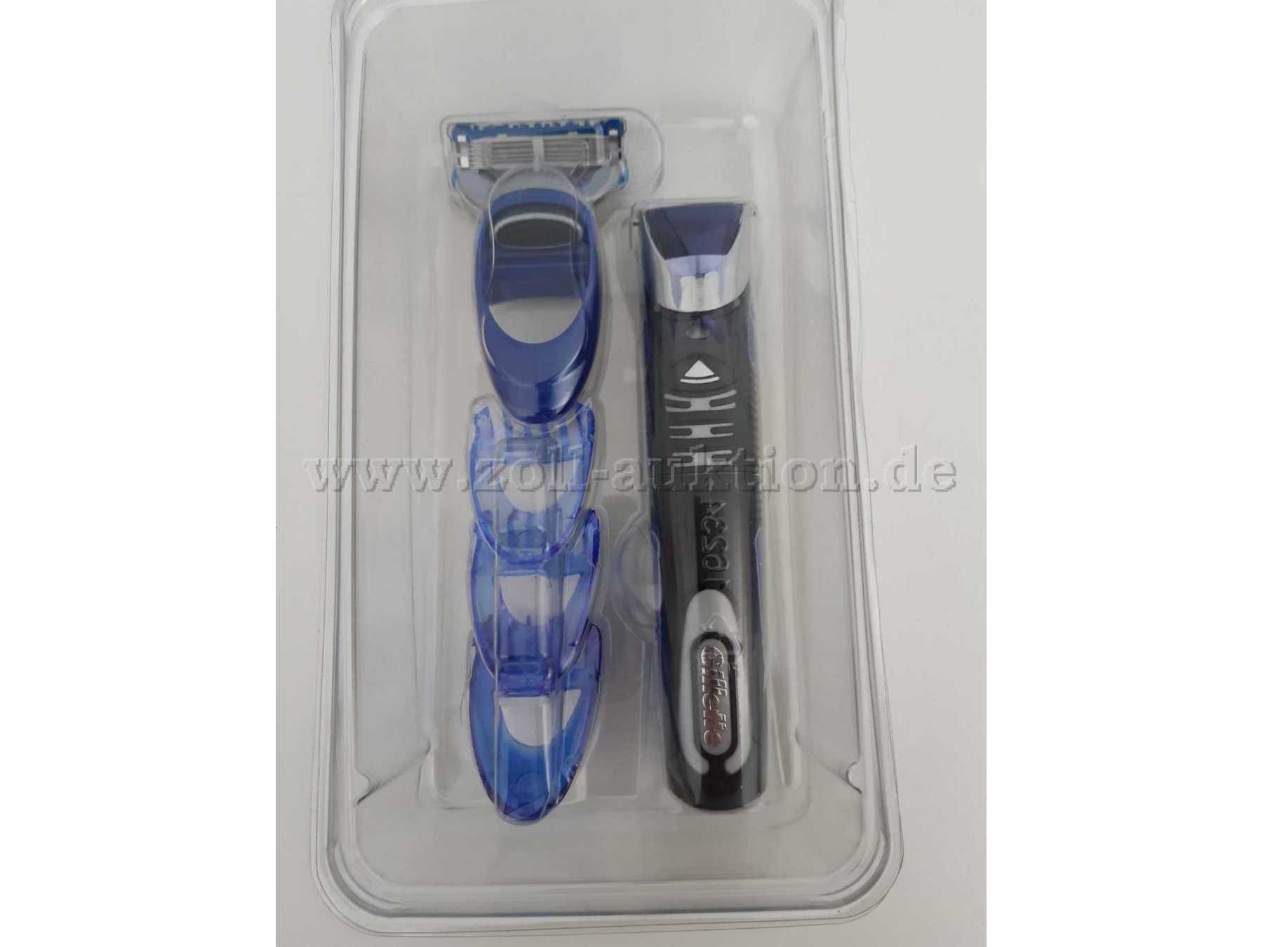1 Fushion PROGLIDE Style und Rasierer mit drei Aufsätzen