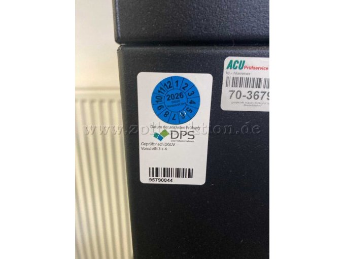 Prüfplakette DGUV Vorschrift 3