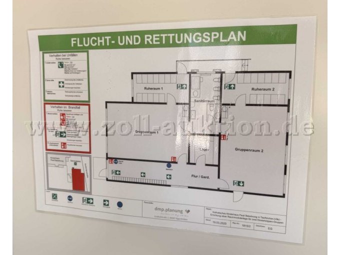 Flur- und Rettungswegplan