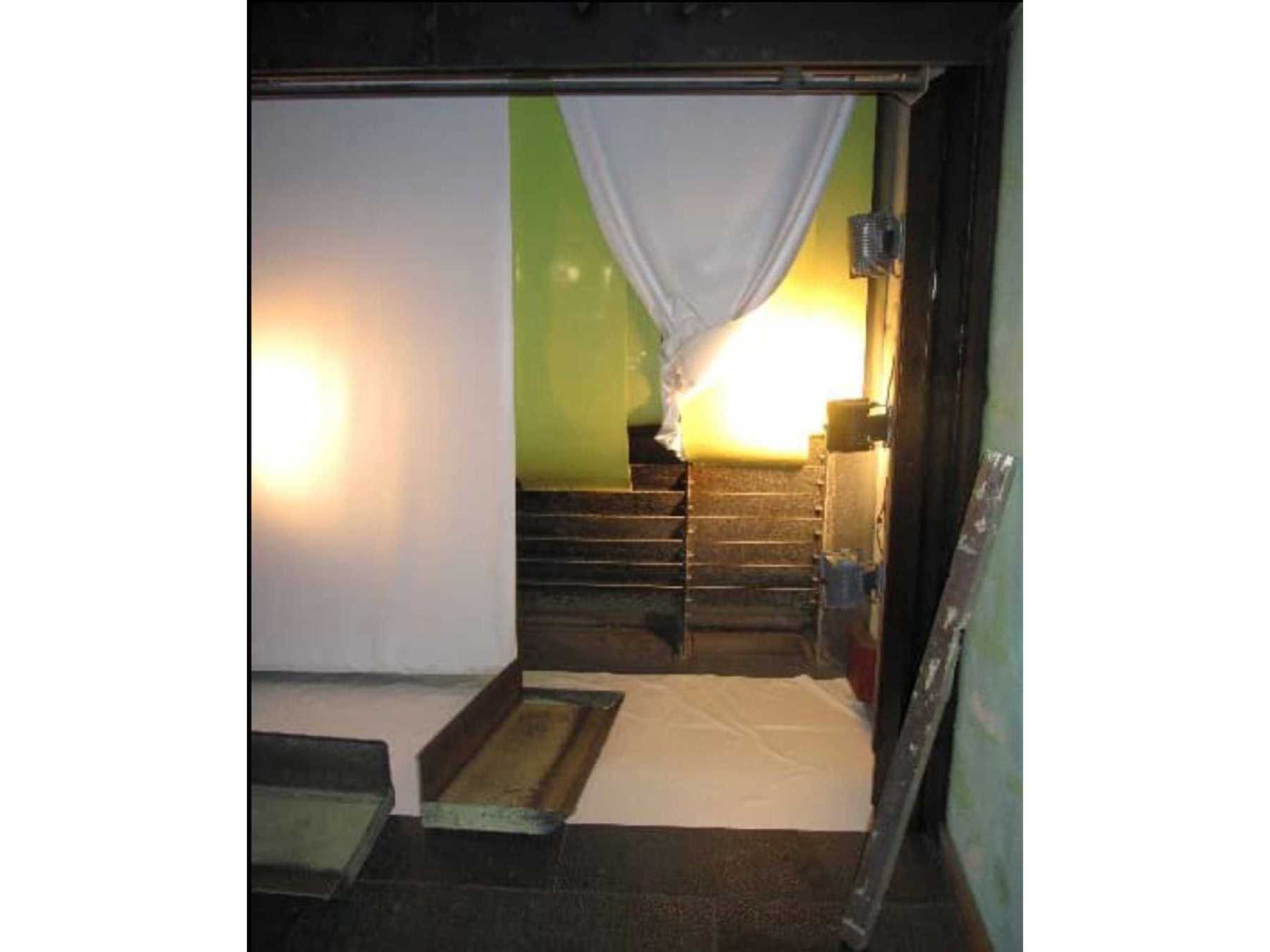 Leinwand mit Geschossfang