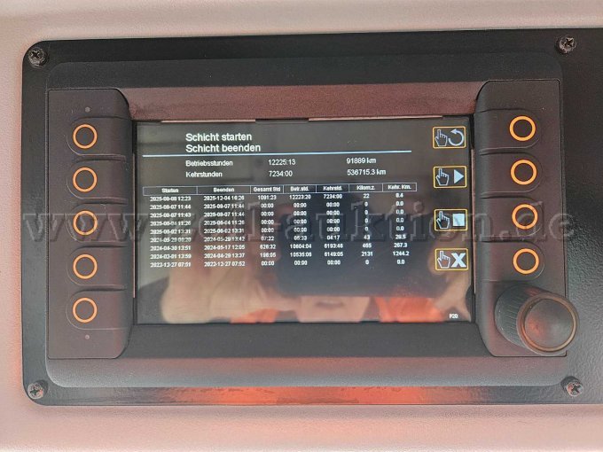 Betriebsstunden und Kilometer