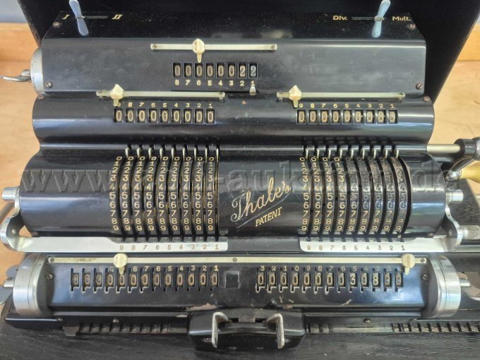 Rechenmaschine Thales Patent
