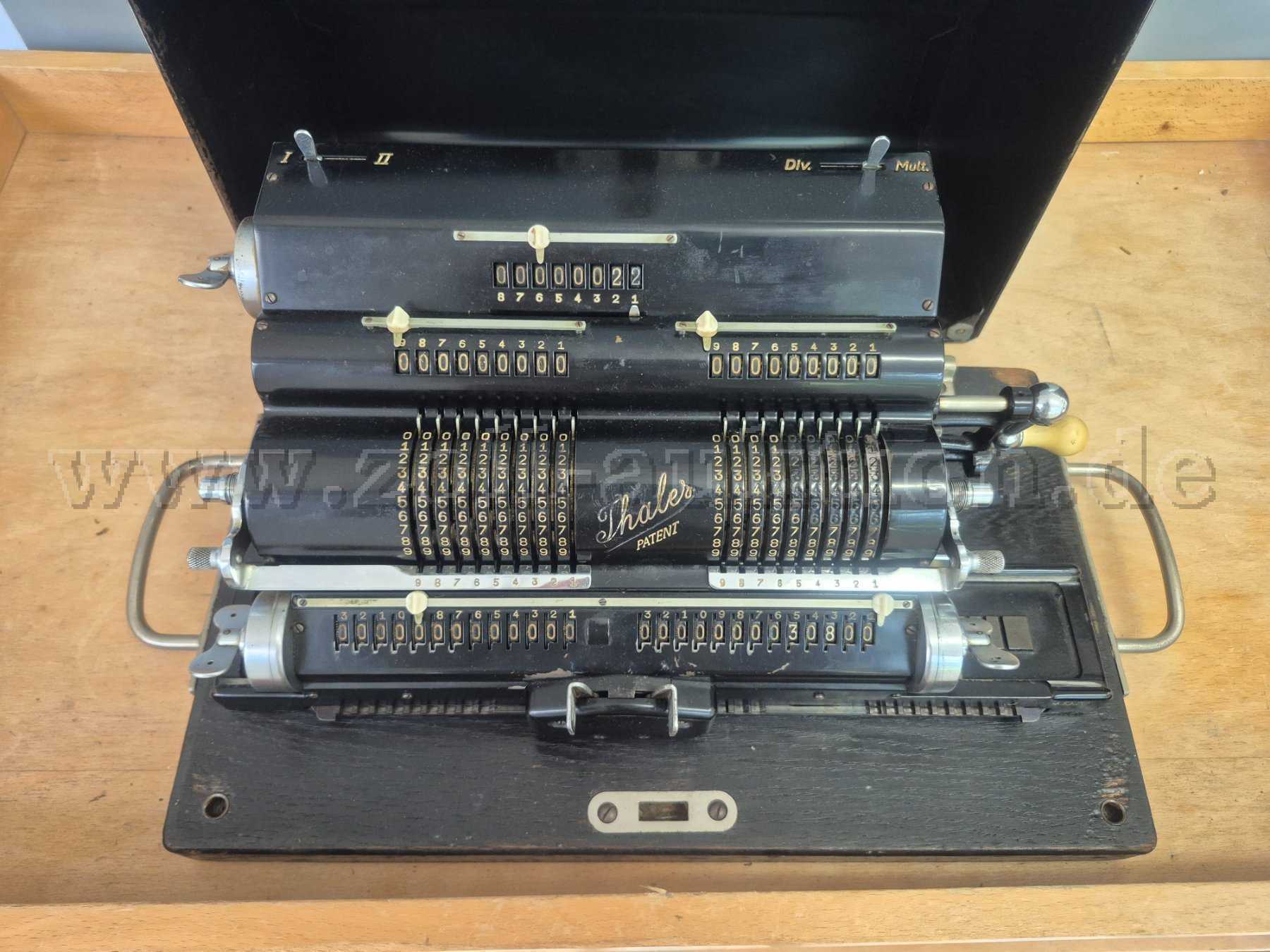 Rechenmaschine Thales Patent