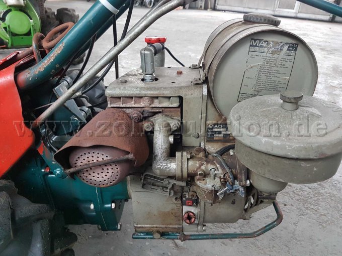 Detailansicht Motor links