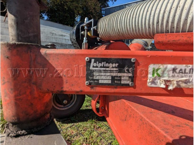 Typenschild Mähwerk Baujahr 2021