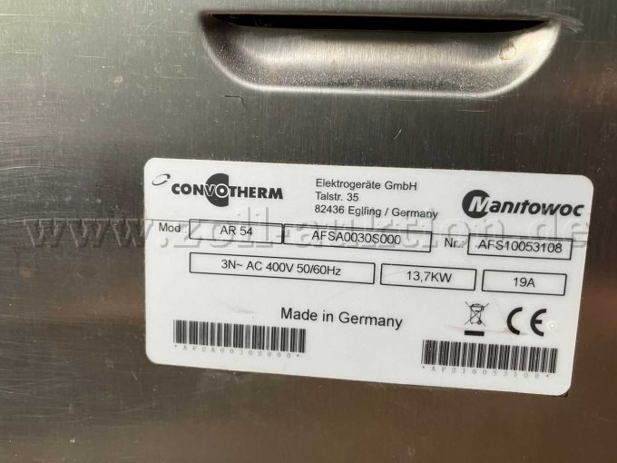 Gerätelabel mit CE-Kennung