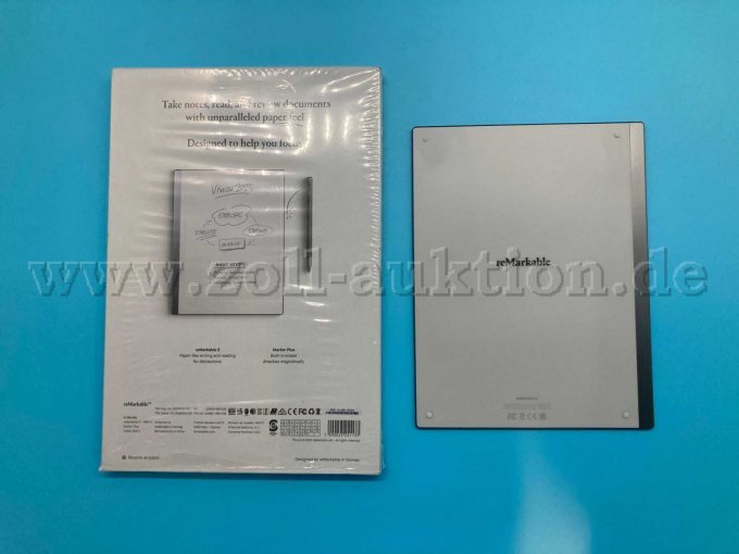 Verpackung und paper tablet Rückseite