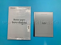 Verpackung und paper tablet Vorderseite