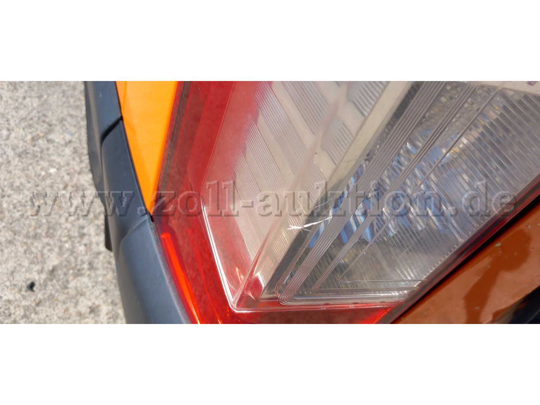Beschädigung Rückleuchte