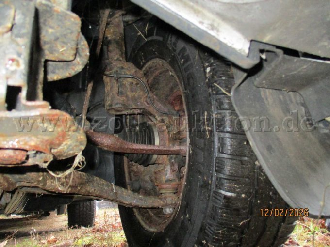 Unterbau Rad hinten rechts