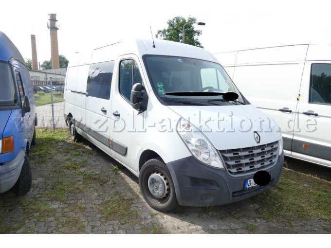 1 Renault Master dCi 125 bestelwagen met 7 zitplaatsen / knutselvoertuig – foto 2 – kavel bij Zoll-Auktion, Wandlitz