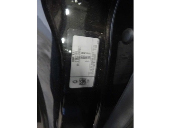 Ansicht Etikett am Auto