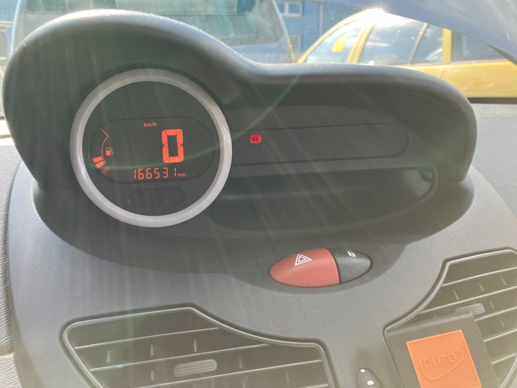 Kilometerstand abgelesen