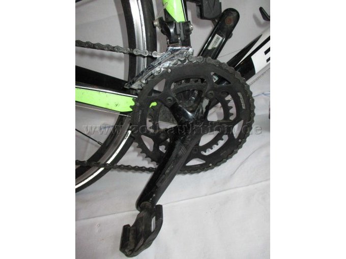 Ansicht Umwerfer Shimano 105 mit Kettenblätter