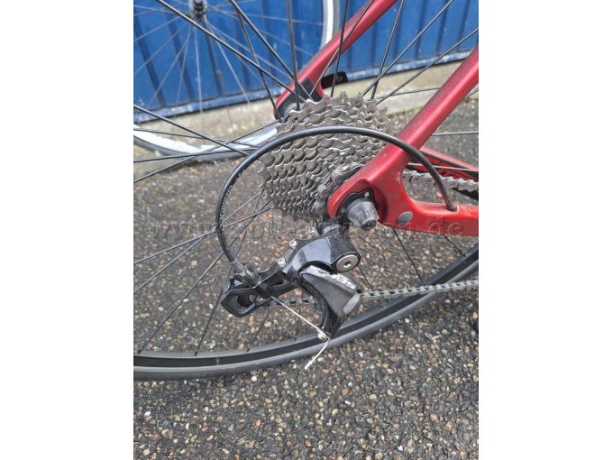 Detailansicht Zahnkranzkassette und Schaltwerk