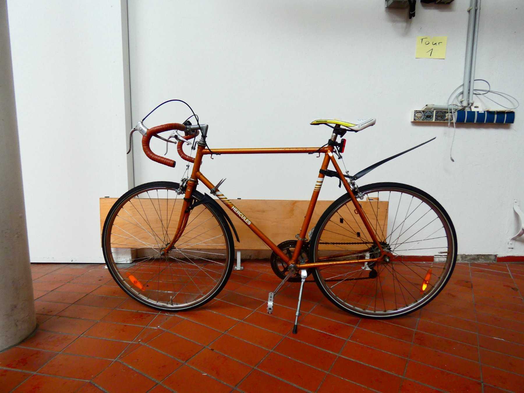 Rennrad Hercules Toledo_ Gesamtansicht linke Seite