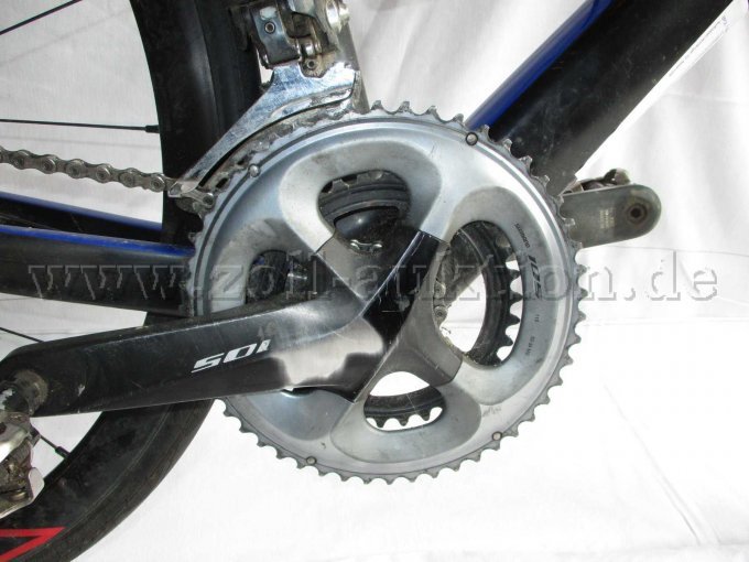 Ansicht Umwerfer mit Kettenblätter