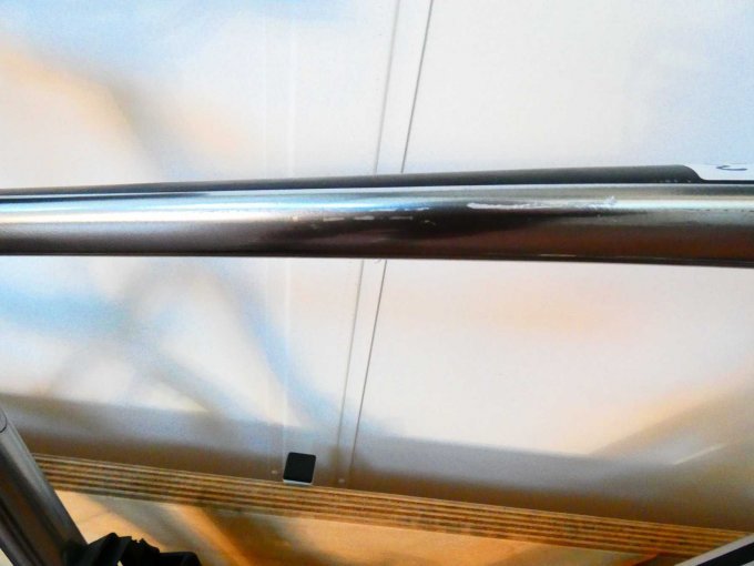 Rennrad Scott_ Abschürfung obere Rahmenstange