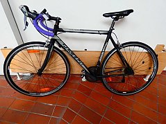 Rennrad Serious_ Komplettansicht linke Seite