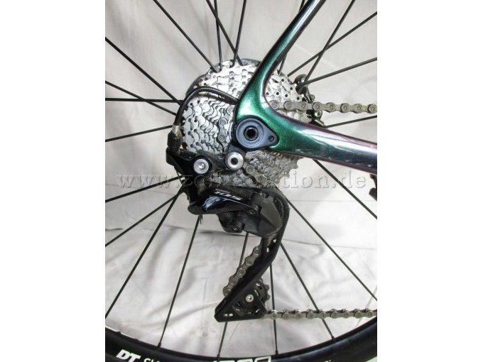 Ansicht Zahnräder mit Shimano 105 Schaltwerk