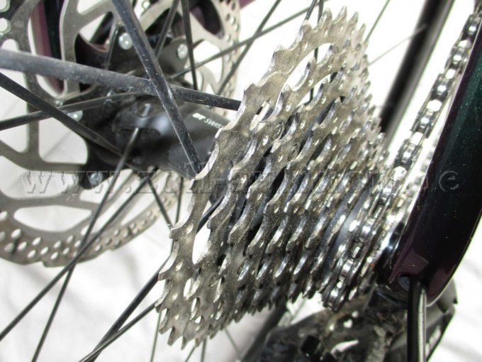 Ansicht Zahnräder am Hinterrad