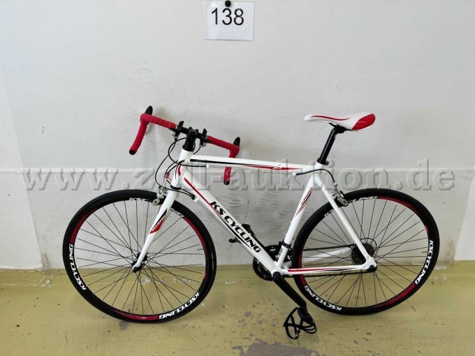 Rennrad von KS Cycling, links