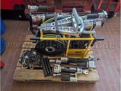 Rettungssatz komplett mit Schere, Spreizer, zwei Rettungszylindern und Kettensatz