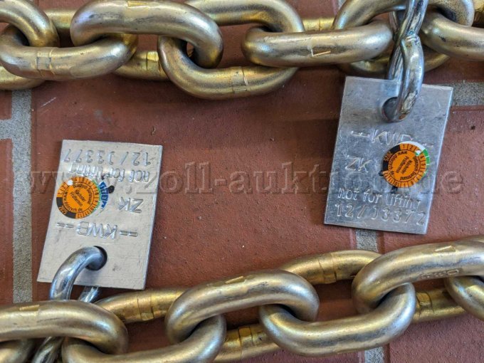 Kettensatz Typenschilder