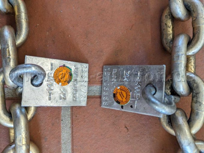 Kettensatz Typenschilder