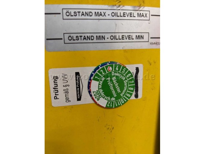 Hydraulikaggregat Prüfsiegel