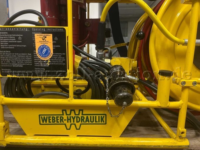 Seitenansicht Aggregat + Prüfschild