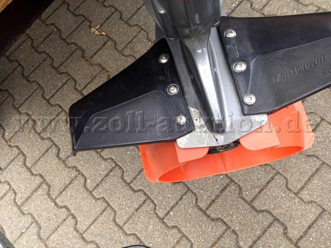 Motor mit Beschädiigung und Propellerschutz