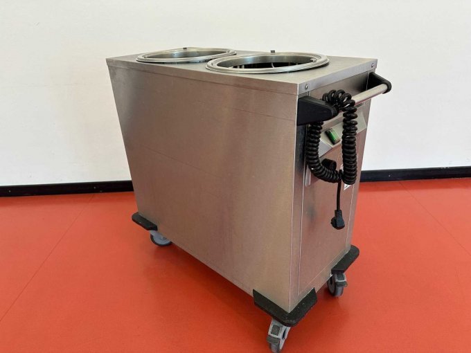 1 Rieber fahrbarer Tellerspender RRV-H/2 220-300 – beheizt – foto 3 – kavel bij Zoll-Auktion, München