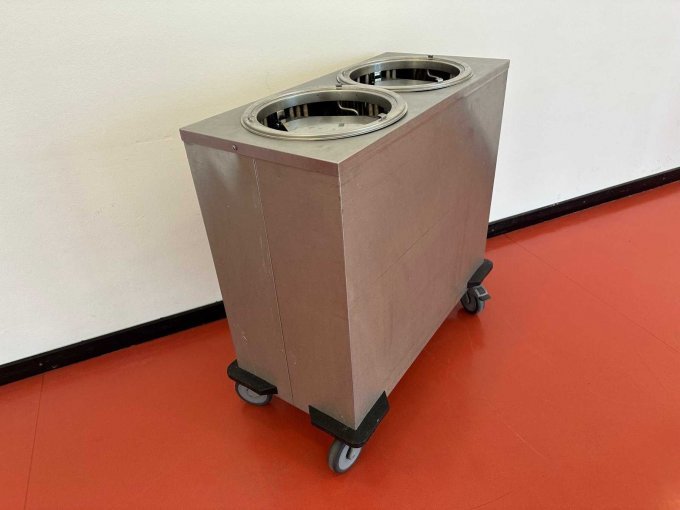 1 Rieber fahrbarer Tellerspender RRV-H/2 220-300 – beheizt – foto 4 – kavel bij Zoll-Auktion, München