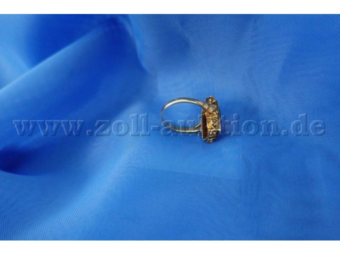 1 Ring 585er Gold mit 1 Granat – foto 3 – kavel bij Zoll-Auktion, Hamburg