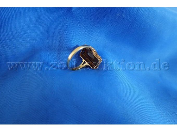 1 Ring 585er Gold mit 1 Granat – foto 5 – kavel bij Zoll-Auktion, Hamburg
