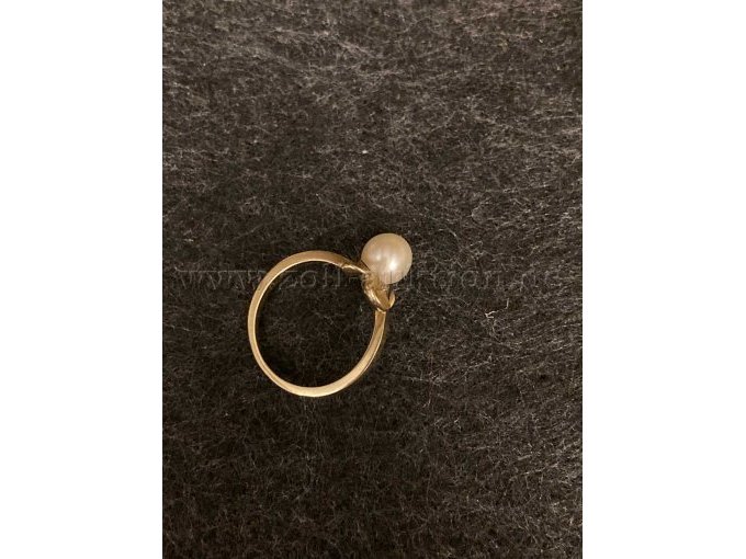 Draufsicht Ring Perle
