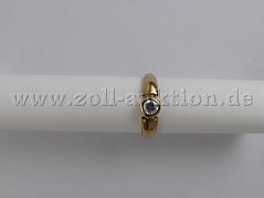 Draufsicht Ring mit Stein
