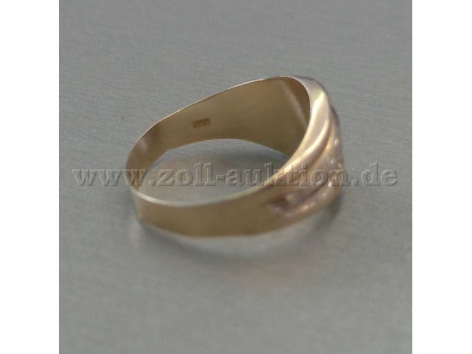 Seitlich mit Stempel