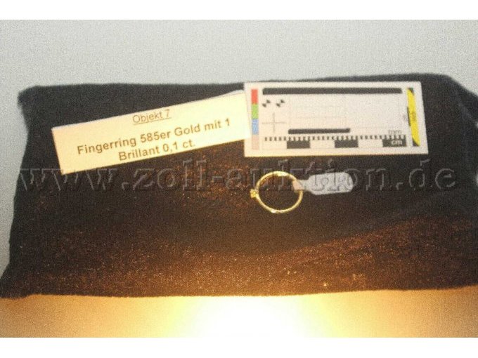 Ring 585er Gold mit einem Brillant