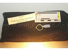 Ring 585er Gold mit einem Brillant