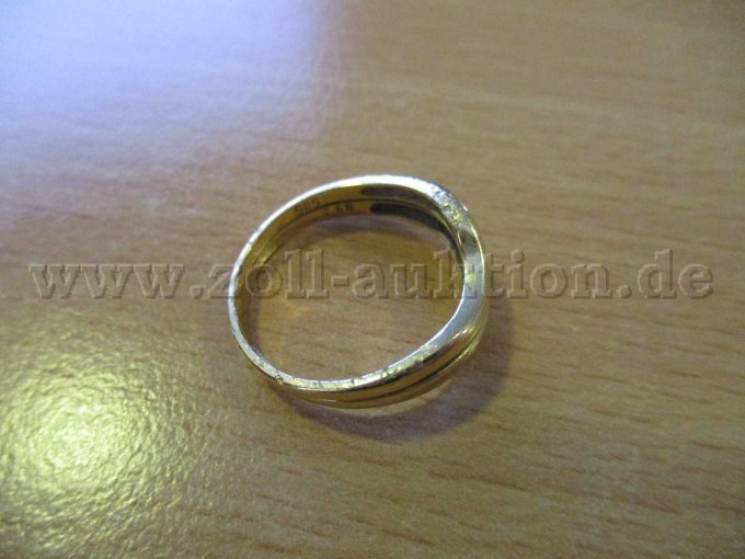 1 Ring Gold 585 mit Stein – foto 3 – kavel bij Zoll-Auktion, Schwerin