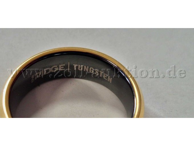 Ring mit Innenschriftzug: the RIDGE - TUNGSTEN