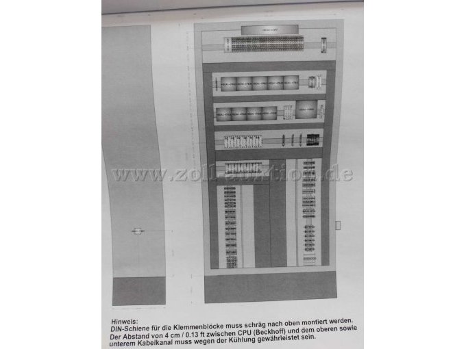 Schaltschrank Aufbau innen