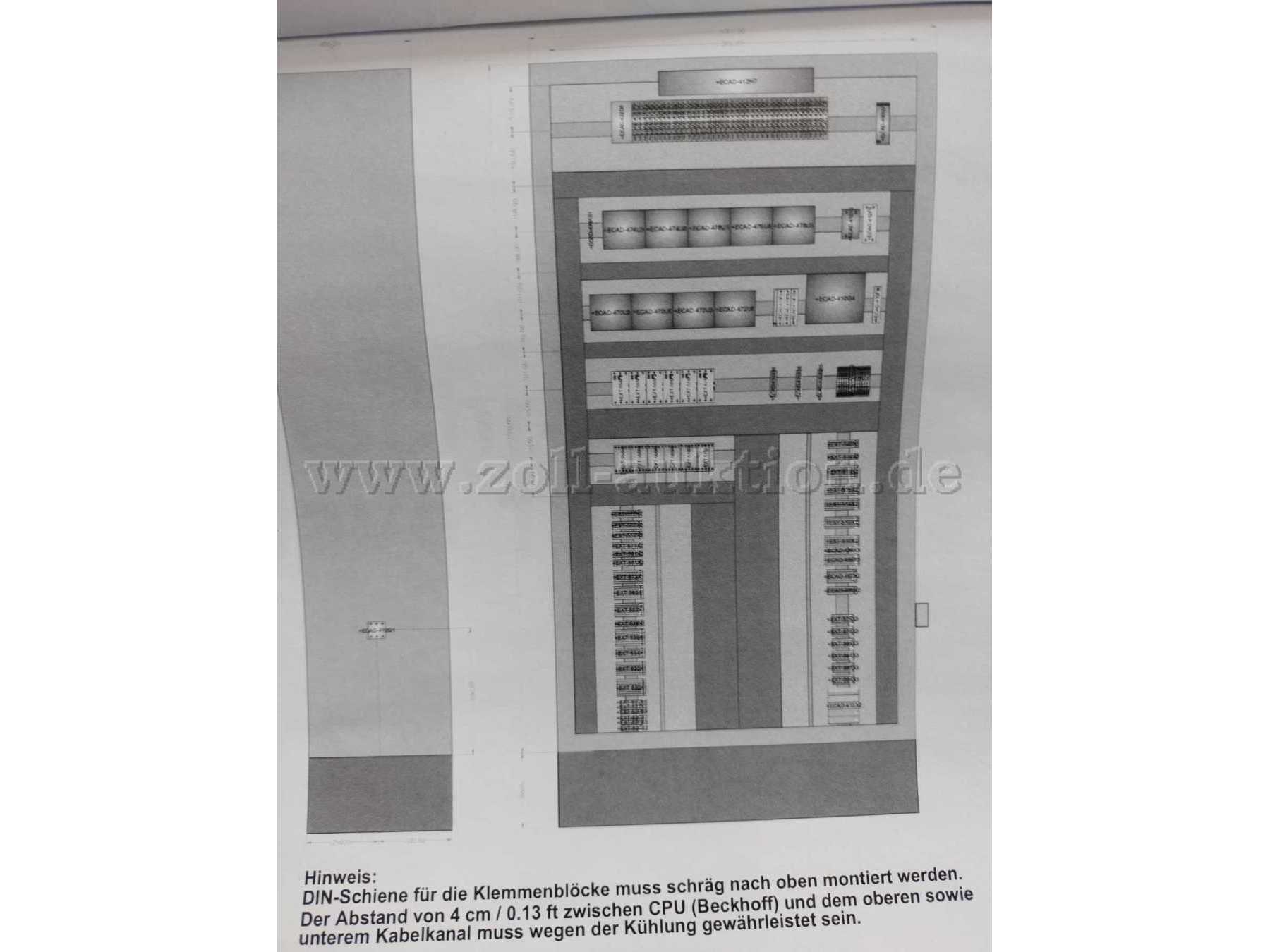 Schaltschrank Aufbau innen
