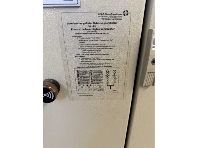 Stromerzeugungsaggregat - Schaltschrank