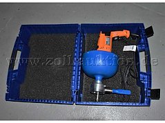 Rohrreinigungsgerät von Karo, Model: Handmatic im dazugehörigen Koffer.