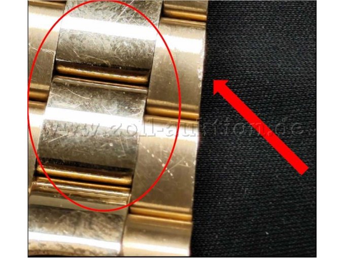 Abnutzung am Armband